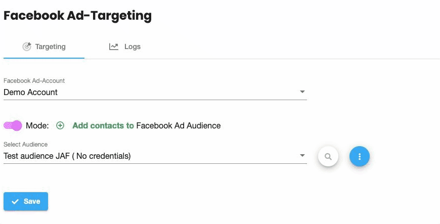 Manage Facebook Custom Audiences