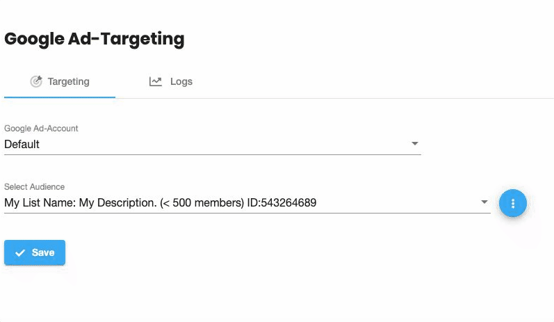 Manage Google Custom Audiences