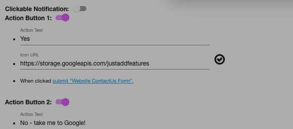 Clickable and Buttons
