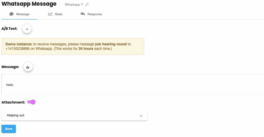 Personalize WhatsApp Messages